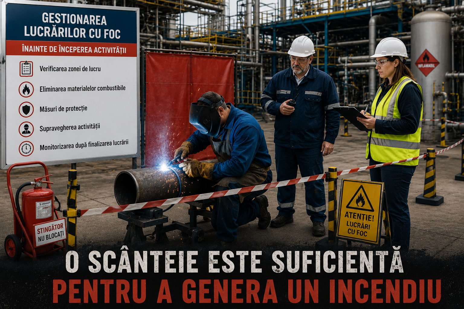 gestionare lucrari cu foc